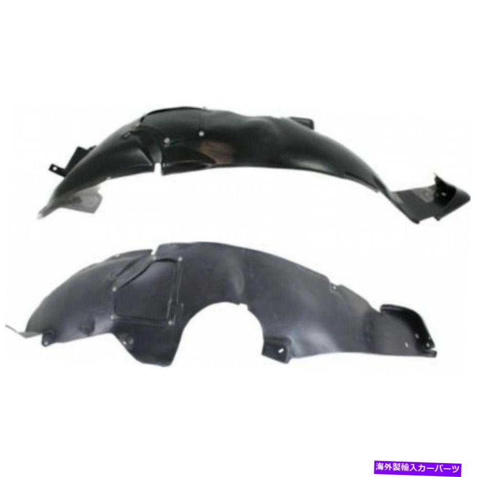 Fender Liner Splash クライスラー・PTクルーザースプラッシュガード/フェンダーライナー2001-2006 LHとRHペアフロント用 For Chrysler PT Cruiser Splash Guard/Fender Liner 2001-2006 LH and RH Pair Front 【並行輸入品】