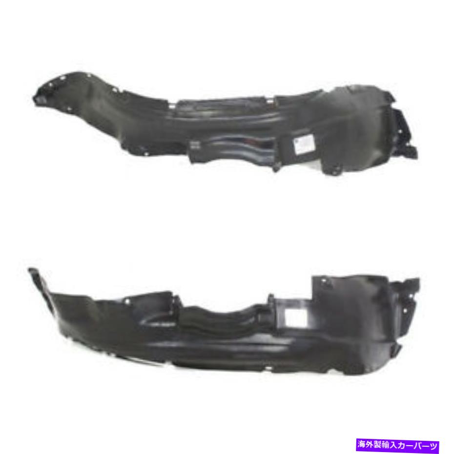 Fender Liner Splash 96から00 RAV4のフロントスプラッシュシールドインナーフェンダーライナーパネルの左右SET PAIRはフィット Fits 96-00 RAV4 Front Splash Shield Inner Fender Liner Panel Left Right SET PAIR 【並行輸入品】|カスタムパーツ WORLD倉庫
