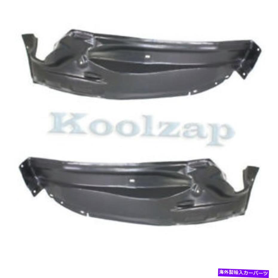 Fender Liner Splash 03-07ムラーノフロントスプラッシュシールドインナーフェンダーライナー左右サイドSETペアの For 03-07 Murano Front Splash Shield Inner Fender Liner Left Right Side SET PAIR 【並行輸入品】 35,679円