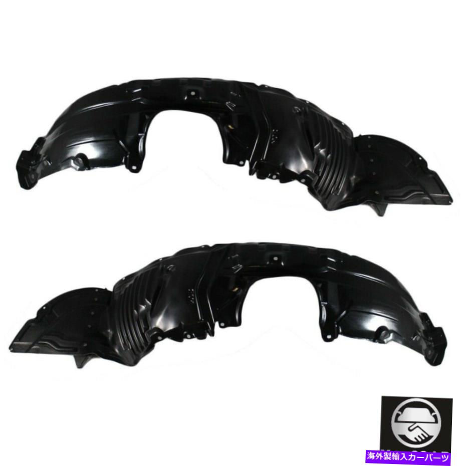 Fender Liner Splash 2フロントドライバー＆助手席ペアの新しいスプラッシュシールズのためにマツダ3セット New Splash Shields For Mazda 3 Set Of 2 Front Driver & Passenger Pair 【並行輸入品】