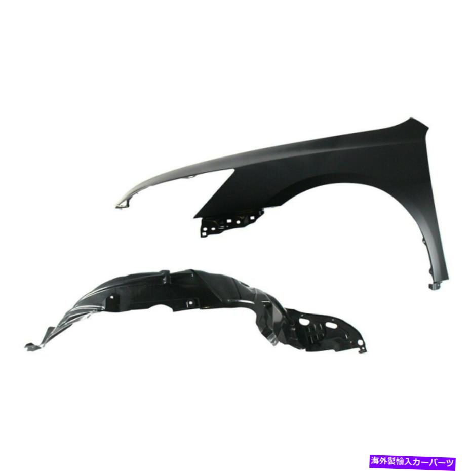 Fender Liner Splash ホンダアコードフロント、左サイドドライバFENDER＆スプラッシュシールドのためにAM 03-07 AM 03-07 For Honda Accord Front,Left Driver Side FENDER & Splash Shield 【並行輸入品】｜カスタムパーツ WORLD倉庫