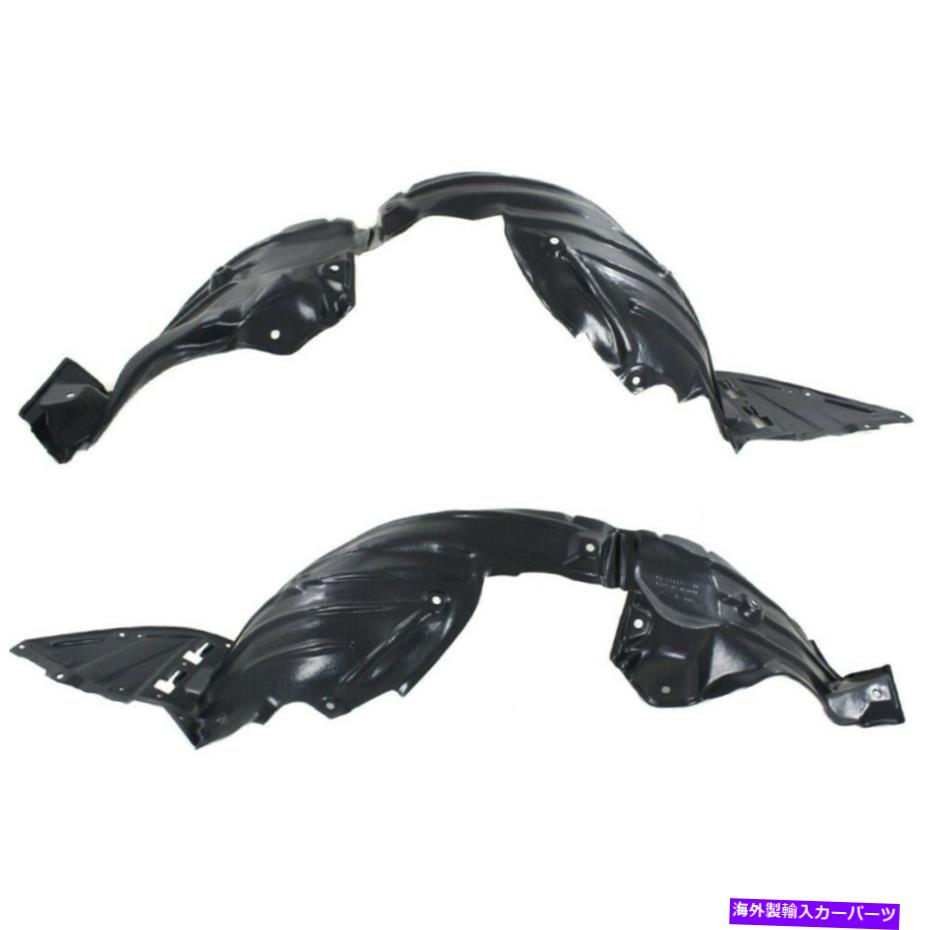 Fender Liner Splash 2の2014年から2016年のマツダ3 3スポーツフロント左右のサイドセット用のスプラッシュシールド Splash Shield For 2014-2016 Mazda 3 3 Sport Front Left & Right Side Set of 2 【並行輸入品】|カスタムパーツ WORLD倉庫
