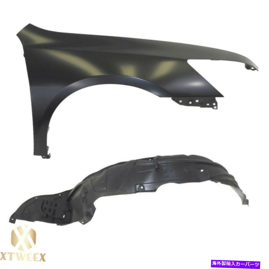 Fender Liner Splash 03-07ホンダアコードセダンのために右の助手席サイドフェンダー+スプラッシュシールドライナー Right Passenger Side Fender+Splash Shield Liner For 03-07 Honda Accord Sedan 【並行輸入品】 45,144円