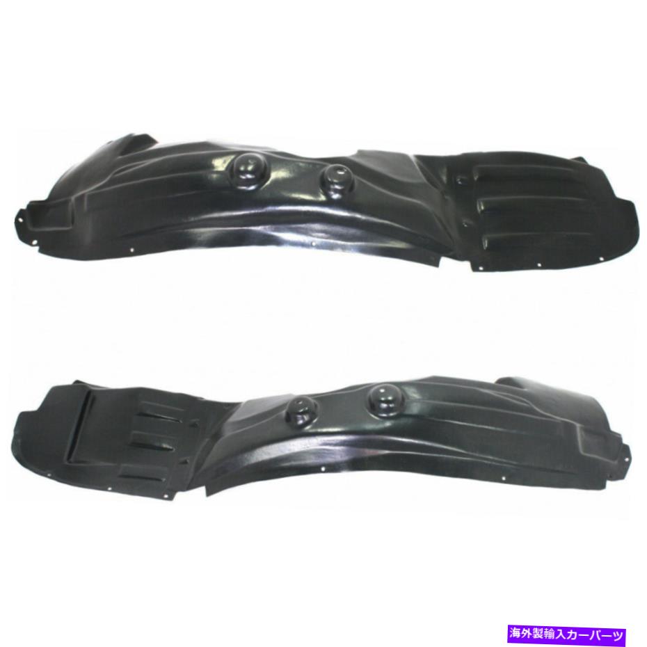 Fender Liner Splash ダッジ・ジャーニースプラッシュガード/フェンダーライナー2009-2020 LHとRHペア/セットフロント用 For Dodge Journey Splash Guard / Fender Liner 2009-2020 LH and RH Pair/Set Front 【並行輸入品】