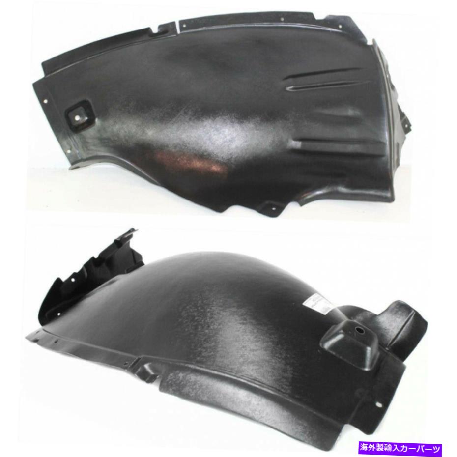 Fender Liner Splash メルセデス・ベンツML550スプラッシュガード/フェンダーライナー2008から2011 LH＆RHペアフロント用 For Mercedes-Benz ML550 Splash Guard/Fender Liner 2008-2011 LH & RH Pair Front 【並行輸入品】