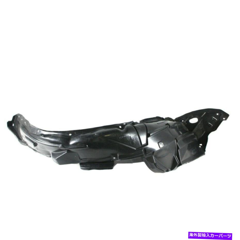 Fender Liner Splash 06-11ホンダシビッククーペ2-DR用AMドライバーサイドLHスプラッシュシールドのw / 6速MT AM Driver Side LH Splash Shield For 06-11 Honda Civic Coupe 2-Dr w/6 Speed MT 【並行輸入品】