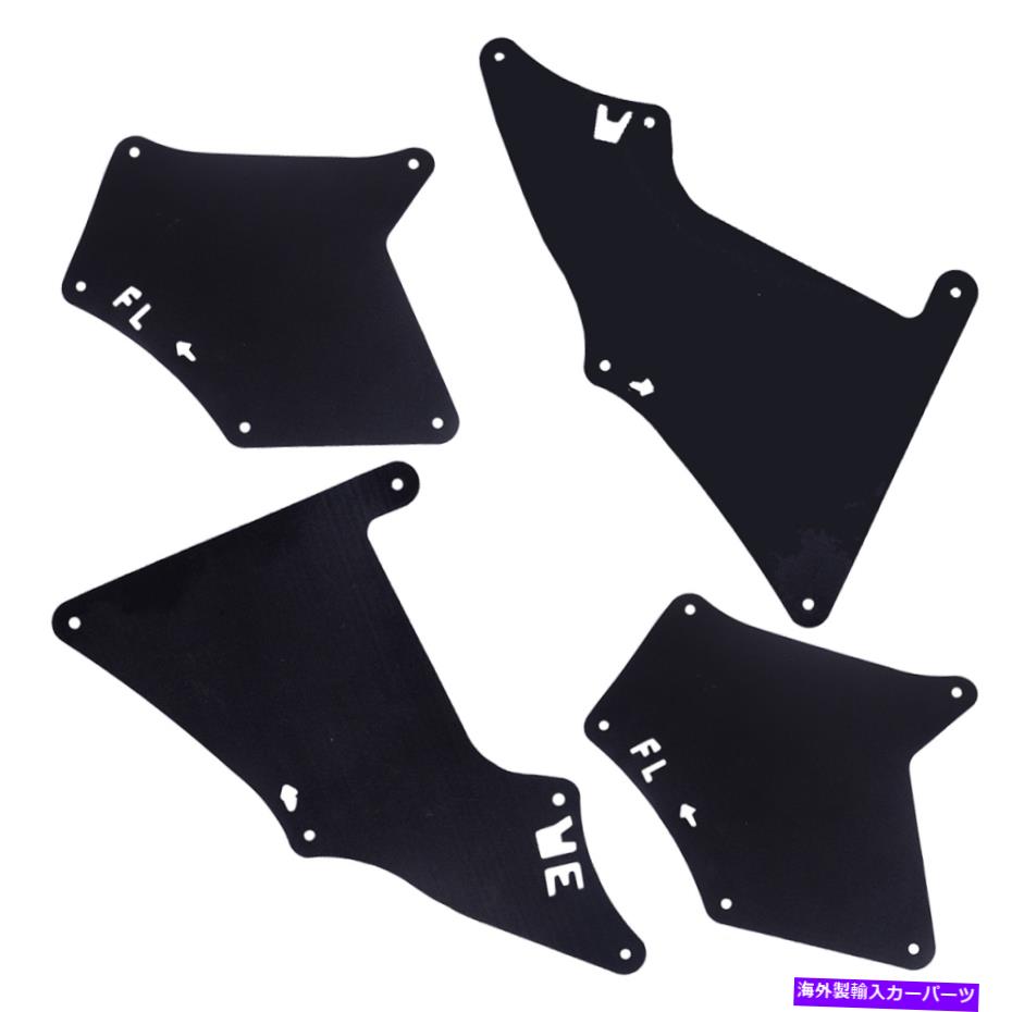 Fender Liner Splash 4本のフェンダーライナーシールフラップスプラッシュガードフィット感のためのトヨタ・ランドクルーザープラドJ120 4Pcs Fender Liner Seal Flap Splash Guard Fit For Toyota Land Cruiser Prado J120 【並行輸入品】|カスタムパーツ WORLD倉庫