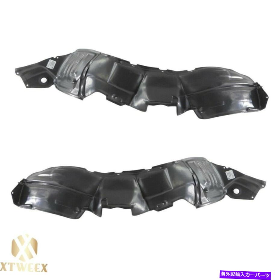 Fender Liner Splash 01-07トヨタハイランダー放置+右サイドフェンダーライナースプラッシュシールドペアセット Left+Right Side Fender Liner Splash Shield Pair Set For 01-07 Toyota Highlander 【並行輸入品】|カスタムパーツ WORLD倉庫
