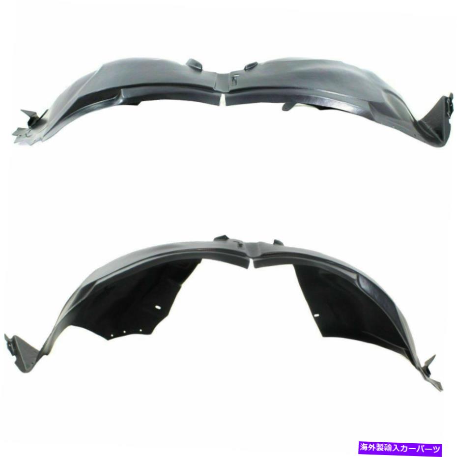Fender Liner Splash 2つのフロントインナーフェンダースプラッシュシールドライナーLH＆RHサイドはめあいの新しいセットMKT New Set of 2 Front Inner Fender Splash Shield Liner LH & RH Side Fits MKT 【並行輸入品】 51,744円