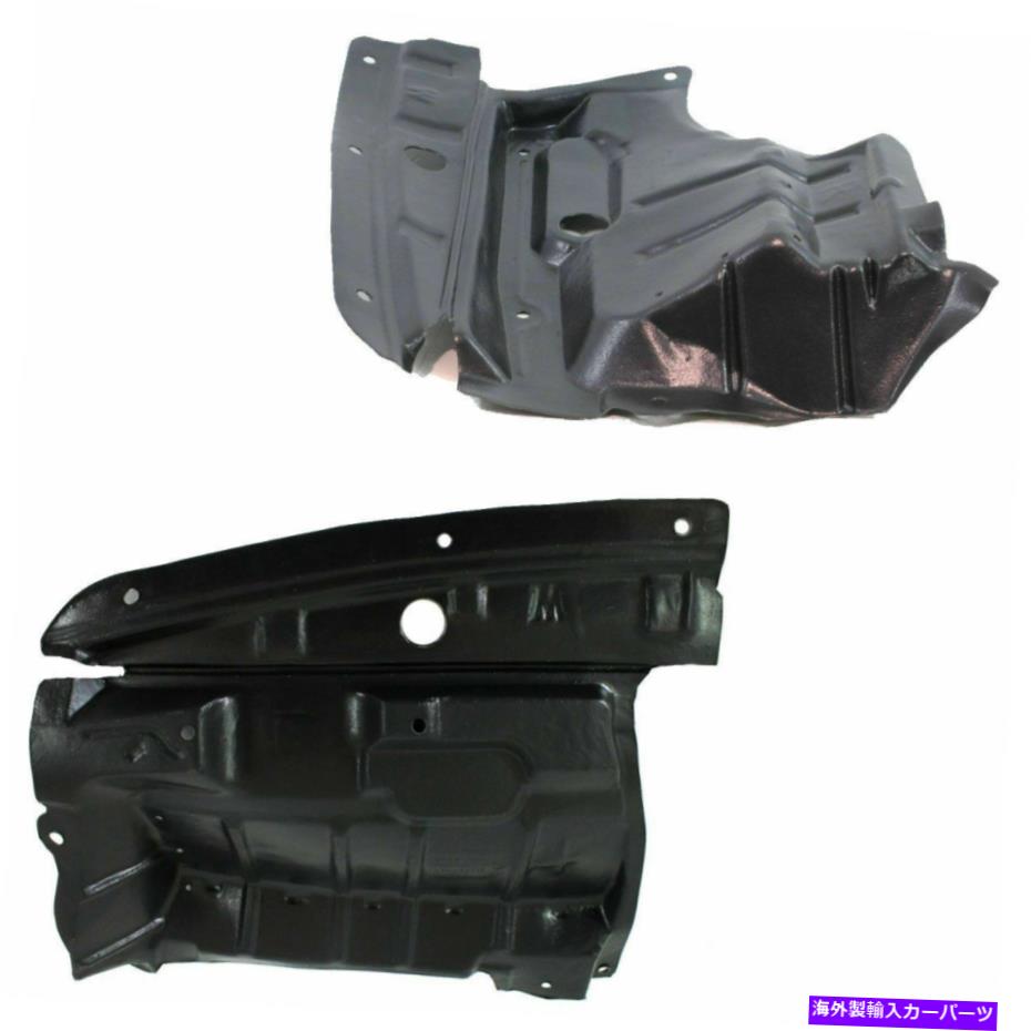 Fender Liner Splash 2フロントインナーフェンダースプラッシュシールドライナーLH＆RHサイドの新しいセットがマキシマI35に適合します New Set of 2 Front Inner Fender Splash Shield Liner LH & RH Side Fits Maxima I35 【並行輸入品】