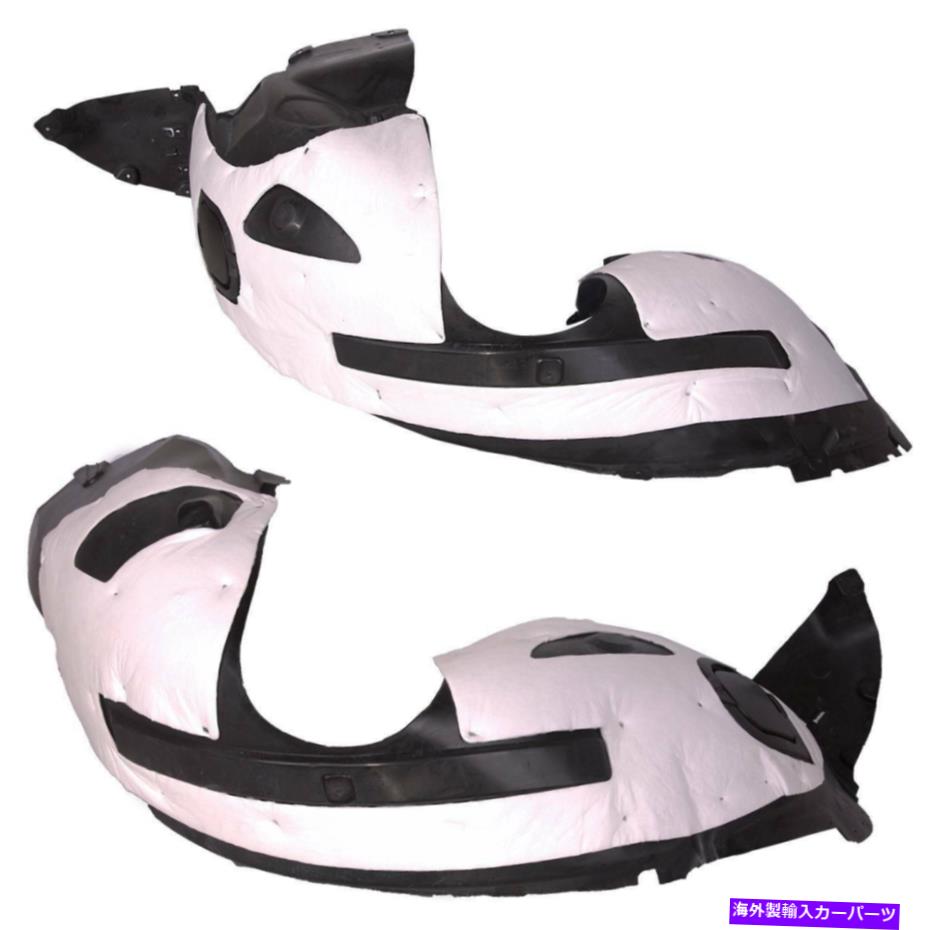 Fender Liner Splash フォードエクスプローラー用フロント左右スプラッシュシールズフェンダーライナーセット2016-2018 Front Left & Right Splash Shields Fender Liner Set for Ford Explorer 2016-2018 【並行輸入品】
