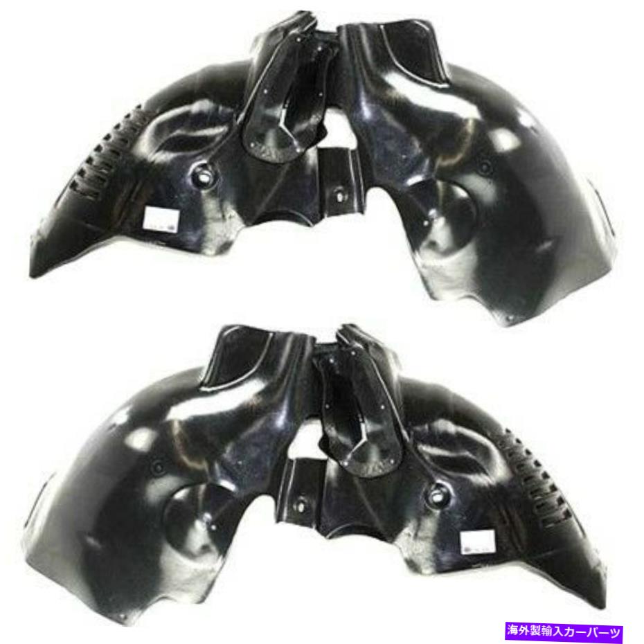 Fender Liner Splash 2の99から2002クライスラー300Mコンコルドフロント左右セット用のスプラッシュシールド Splash Shield For 99-2002 Chrysler 300M Concorde Front Left & Right Set of 2 【並行輸入品】|カスタムパーツ WORLD倉庫