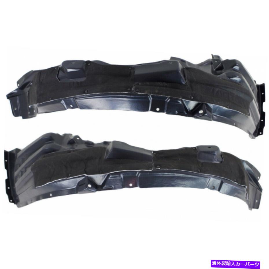 Fender Liner Splash 三菱アウトランダースプラッシュガード/フェンダーライナー2014-2019 LH＆RHペアフロント用 For Mitsubishi Outlander Splash Guard/Fender Liner 2014-2019 LH & RH Pair Front 【並行輸入品】