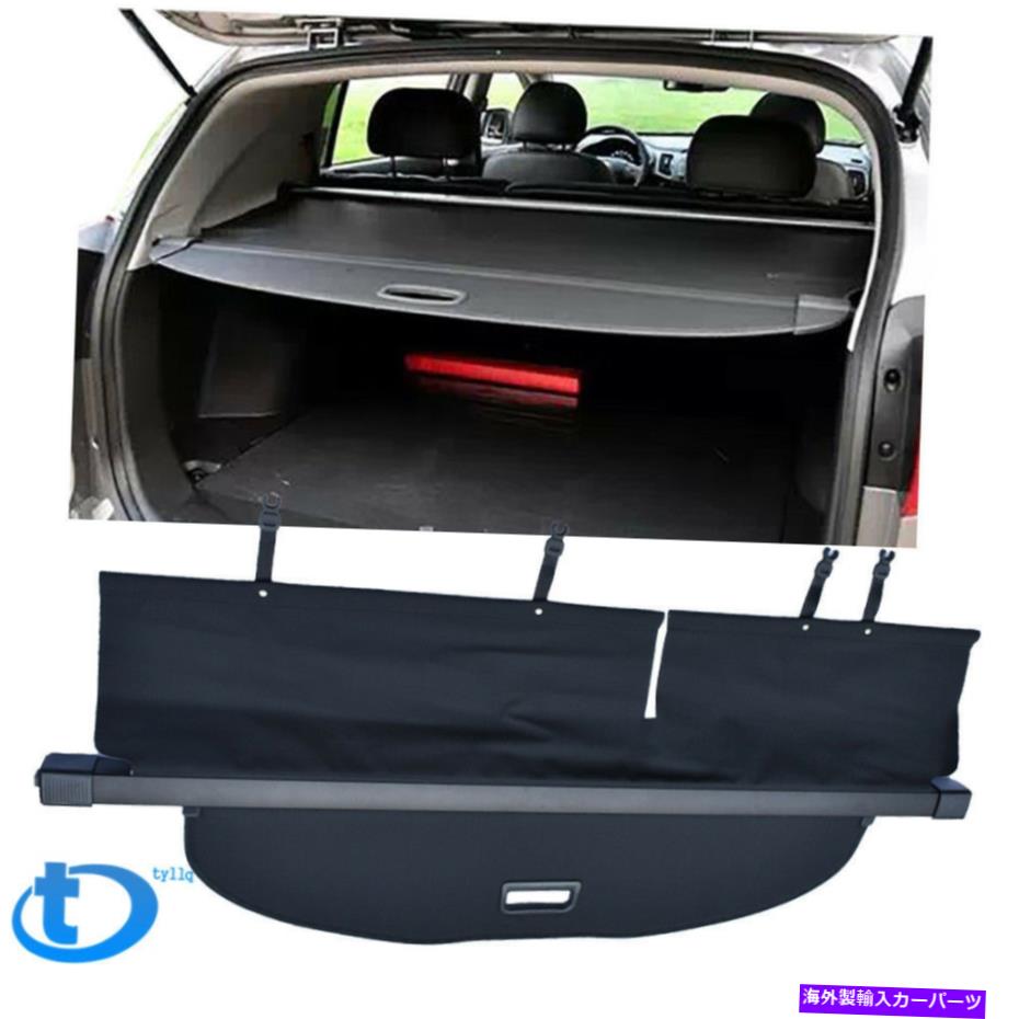 Cover Rear Trunk ジープチェロキーのためのフィット2014-2018リアトランクカーゴ荷物のシェードカバーブラック Fit for Jeep Cherokee 2014-2018 Rear Trunk Cargo Luggage Shade Cover Black 【並行輸入品】