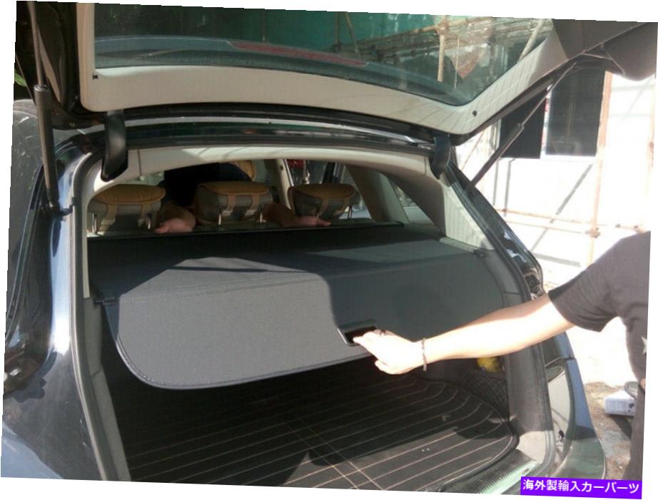 Cover Rear Trunk アウディQ5 2010年から2018年ブラックリアトランクカーゴカバーセキュリティシールドスクリーンシェード用 For Audi Q5 2010-2018 Black Rear Trunk Cargo Cover Security Shield Screen Shade 【並行輸入品】