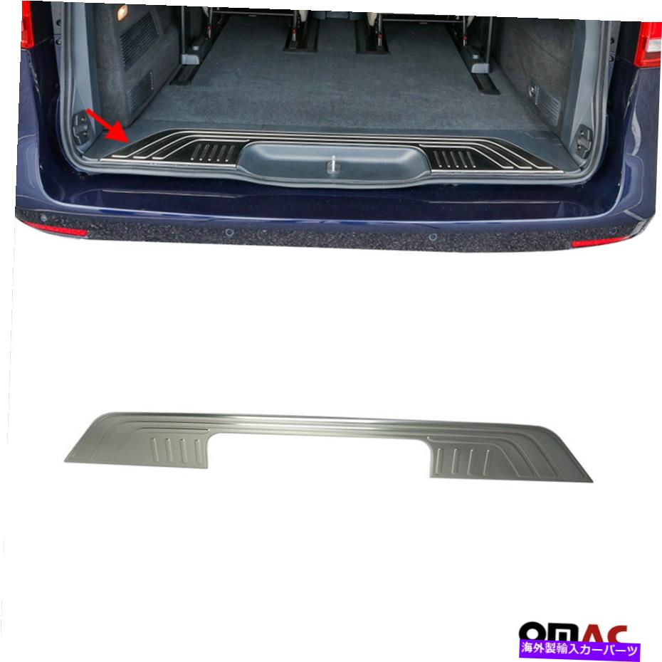 Cover Rear Trunk メルセデスメトリス2016-2021クロームリアインナートランクシルカバーガードS.Steel用 For Mercedes Metris 2016-2021 Chrome Rear Inner Trunk Sill Cover Guard S.Steel 【並行輸入品】