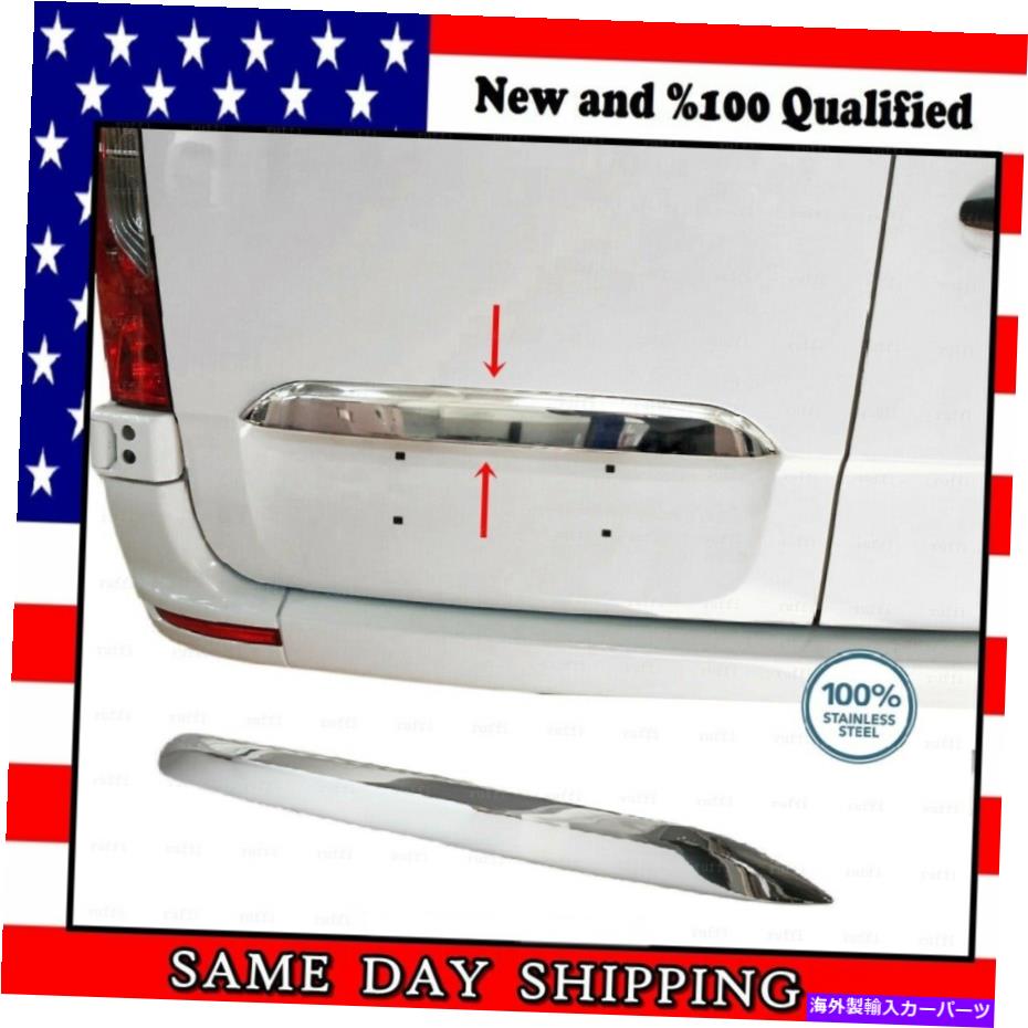 Cover Rear Trunk クロームリアトランクテールゲートトリムカバーS.STEELのためにメルセデスW907スプリンター2018+ Chrome Rear Trunk Tailgate Trim Cover S.STEEL For Mercedes W907 Sprinter 2018+ 【並行輸入品】 26,455円