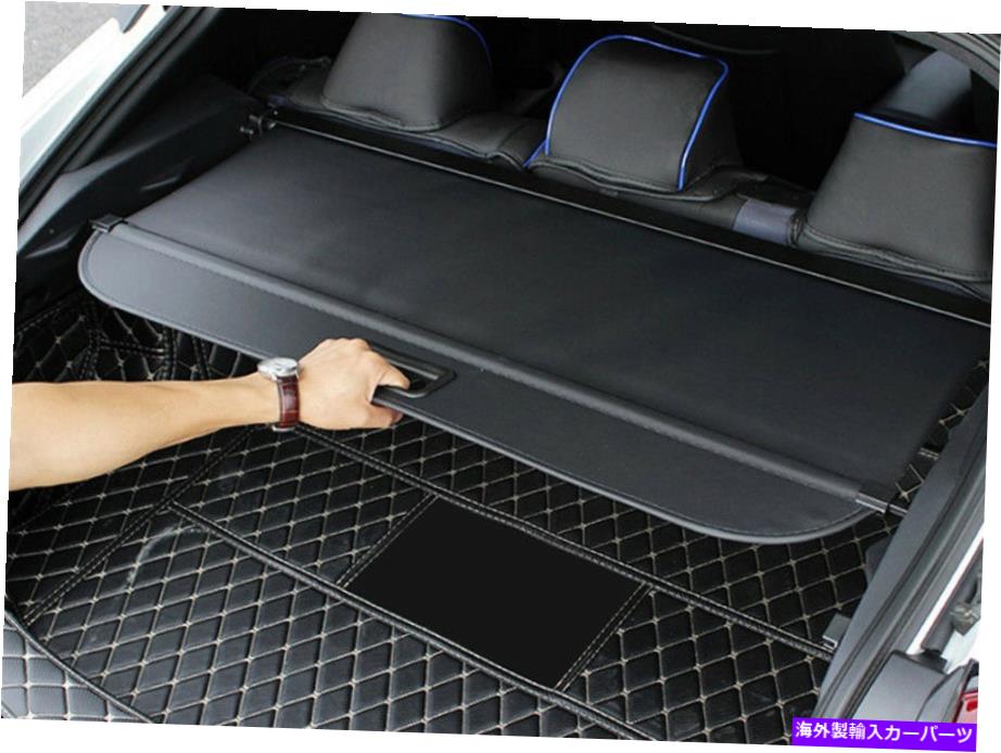 Cover Rear Trunk トヨタのためのトランクシェードブラックリアリトラクタブルカーゴカバーC-HR 2016年から2019年 Trunk Shade Black Rear Retractable Cargo Cover for Toyota C-HR 2016 - 2019 【並行輸入品】