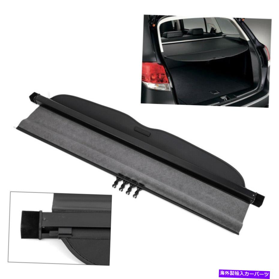 Cover Rear Trunk 防水カーゴカバーセキュリティトランクシールドスバルフォレスター2013-2018ブラック Waterproof Cargo Cover Security Trunk Shield For SubAru Forester 2013-2018 Black 【並行輸入品】