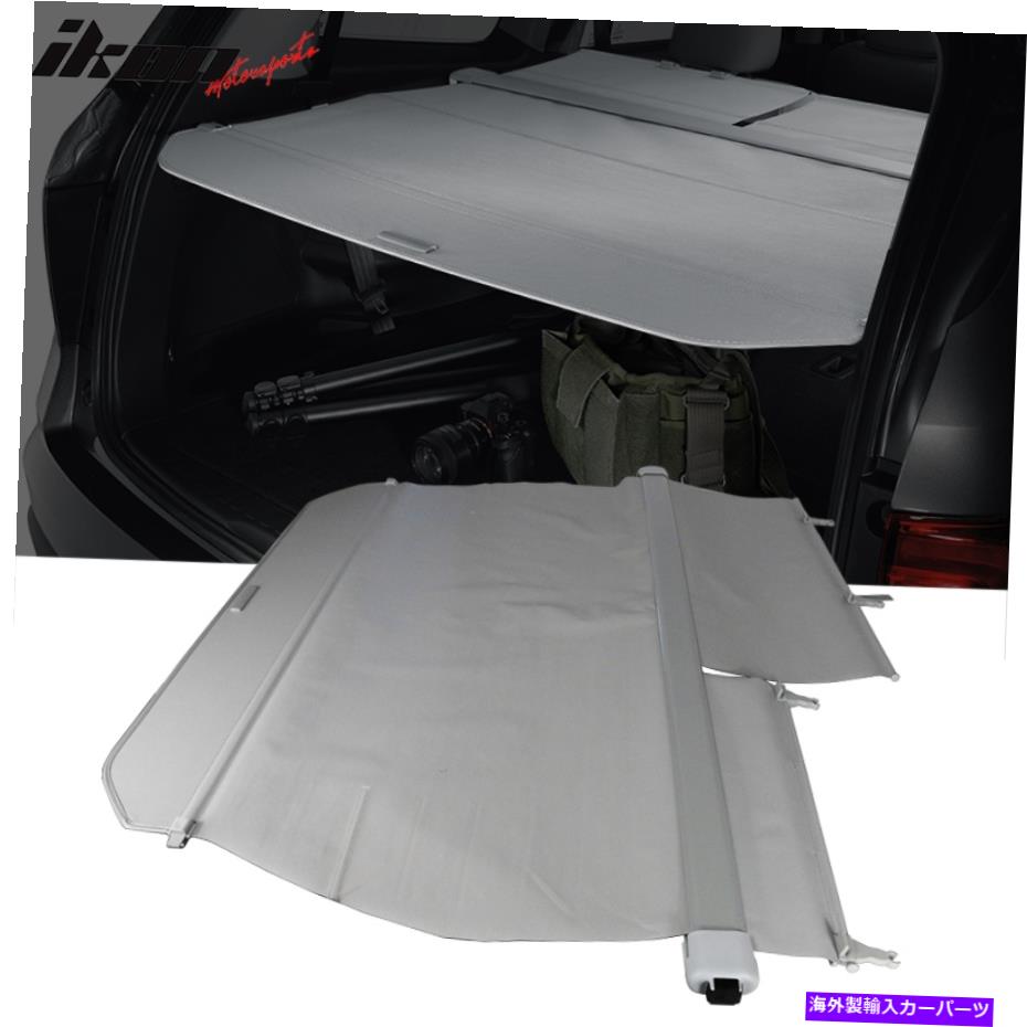 Cover Rear Trunk はめあい16-21ホンダパイロットファクトリースタイルPVC布リトラクタブルカーゴカバーグレー Fits 16-21 Honda Pilot Factory Style PVC Cloth Retractable Cargo Cover Gray 【並行輸入品】