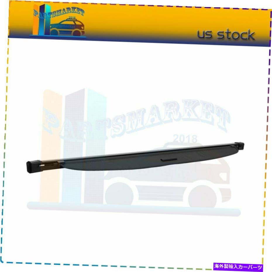 Cover Rear Trunk ブラックリトラクタブルリアトランクカーゴトノカバーはスバルXV Crosstrekに適合13-15 Black Retractable Rear Trunk Cargo Tonneau Cover Fits Subaru XV Crosstrek 13-15 【並行輸入品】｜カスタムパーツ WORLD倉庫