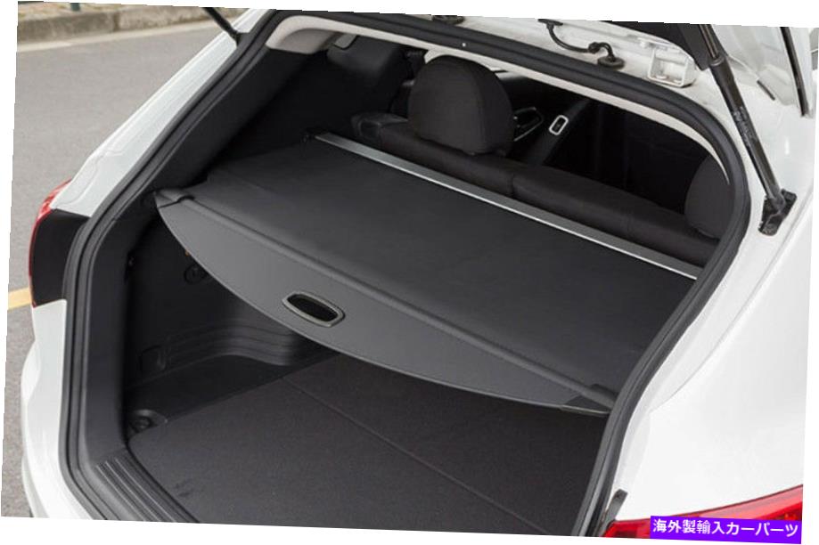 Cover Rear Trunk 2014-2018日産・エクストレイルローグT32ブラック用リアトランクシェードカーゴカバー Rear Trunk Shade Cargo Cover for 2014-2018 Nissan X-Trail Rogue T32 Black 【並行輸入品】