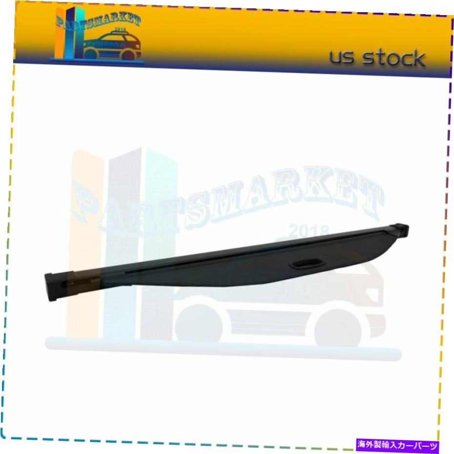 Cover Rear Trunk ブラックリトラクタブルリアトランクカーゴトノカバーはヒュンダイサンタフェスポーツに適合します Black Retractable Rear Trunk Cargo Tonneau Cover Fits Hyundai Santa Fe Sport 【並行輸入品】|カスタムパーツ WORLD倉庫