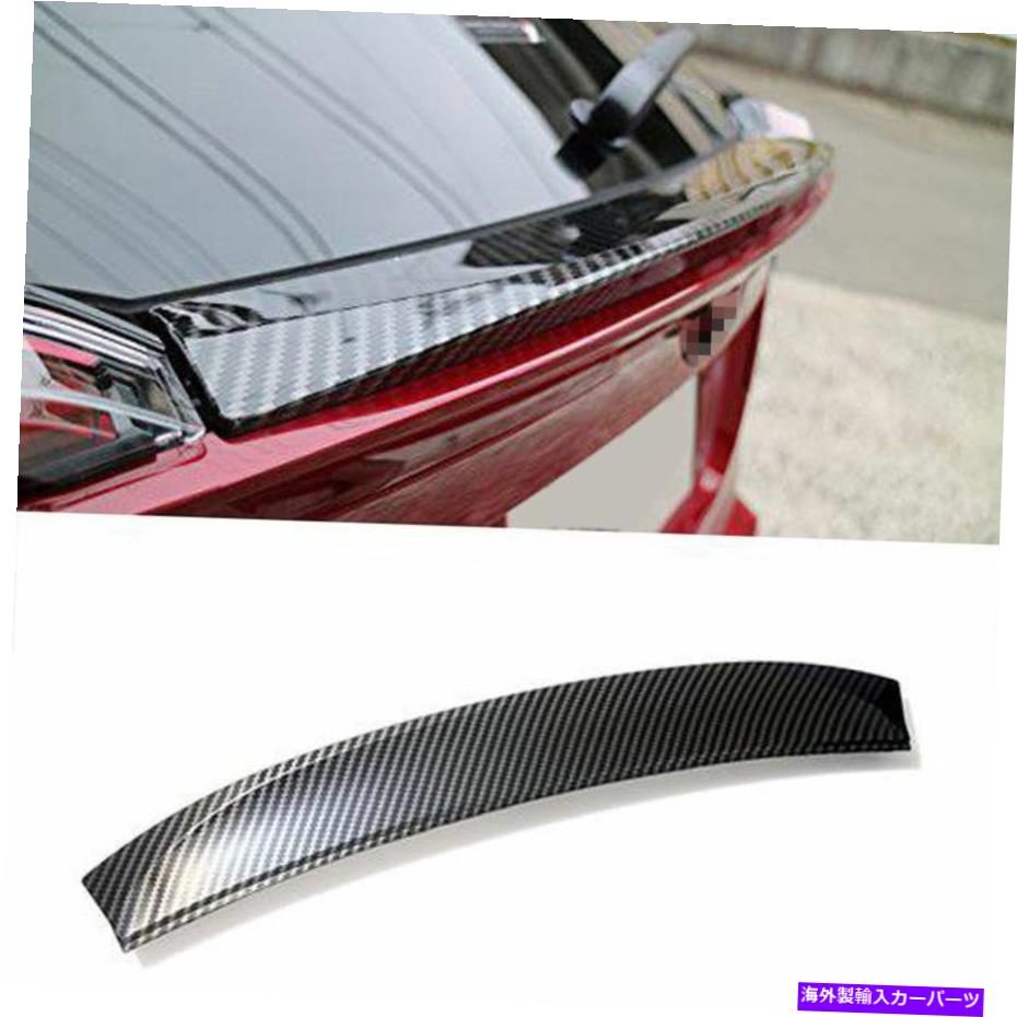 Cover Rear Trunk カーボンファイバースタイルリアトランクスポイラーウイングカバートリムトヨタC-HR 2016-2020 Carbon Fiber Style Rear Trunk Wing Spoiler Cover Trim For Toyota C-HR 2016-2020 【並行輸入品】|カスタムパーツ WORLD倉庫