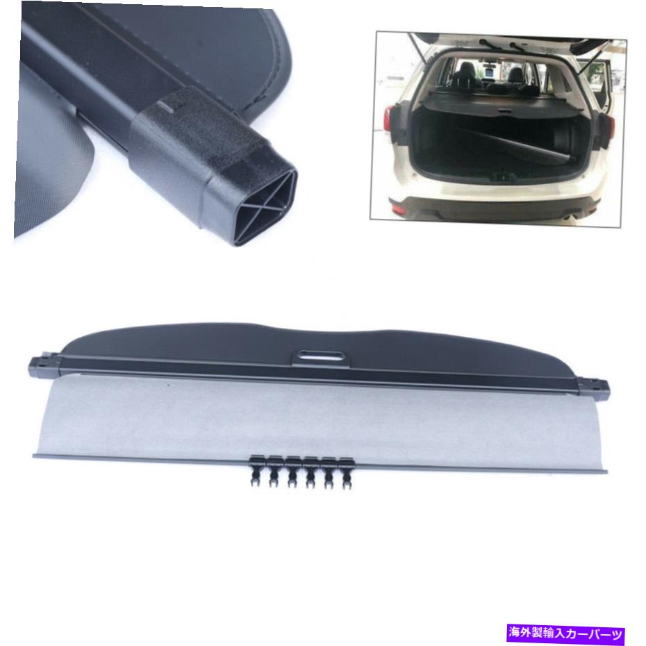 Cover Rear Trunk スバルフォレスター19-20米国のための黒いトランクカーゴカバーセキュリティリアトランクシェード Black Trunk Cargo Cover Security Rear Trunk Shade for Subaru Forester 19-20 US 【並行輸入品】