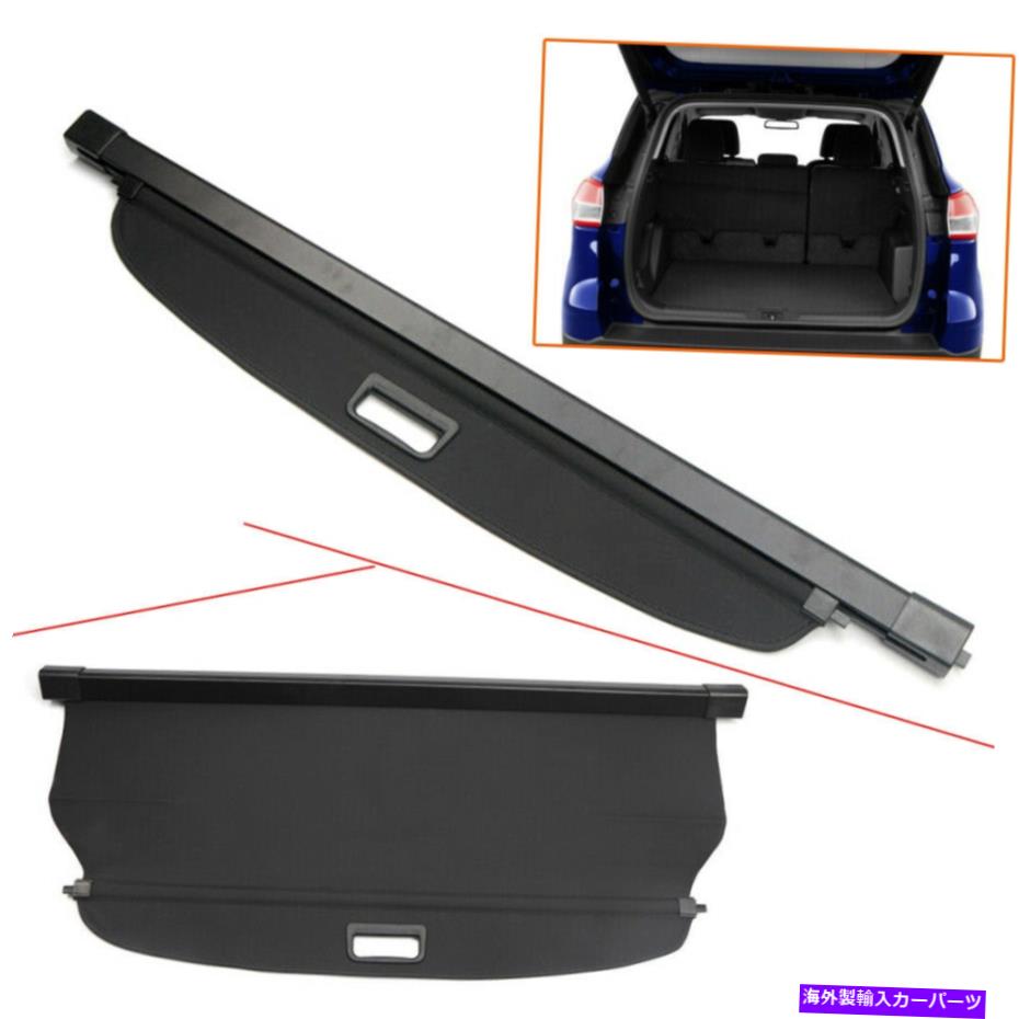 Cover Rear Trunk フォードEcoSport 12-17ブラックリアトランクセキュリティカーゴカバー荷物シェード Rear Trunk Security Cargo Cover Luggage Shade For Ford EcoSport 12-17 Black 【並行輸入品】