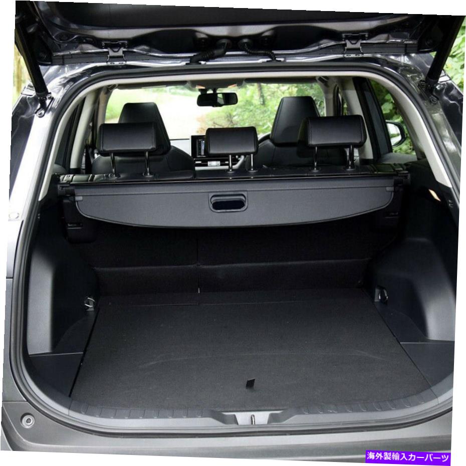 Cover Rear Trunk トヨタRAV4 2019年から2021年のトランクシェードブラックリアリトラクタブルカーゴカバー Trunk Shade Black Rear Retractable Cargo Cover For Toyota RAV4 2019-2021 【並行輸入品】|カスタムパーツ WORLD倉庫