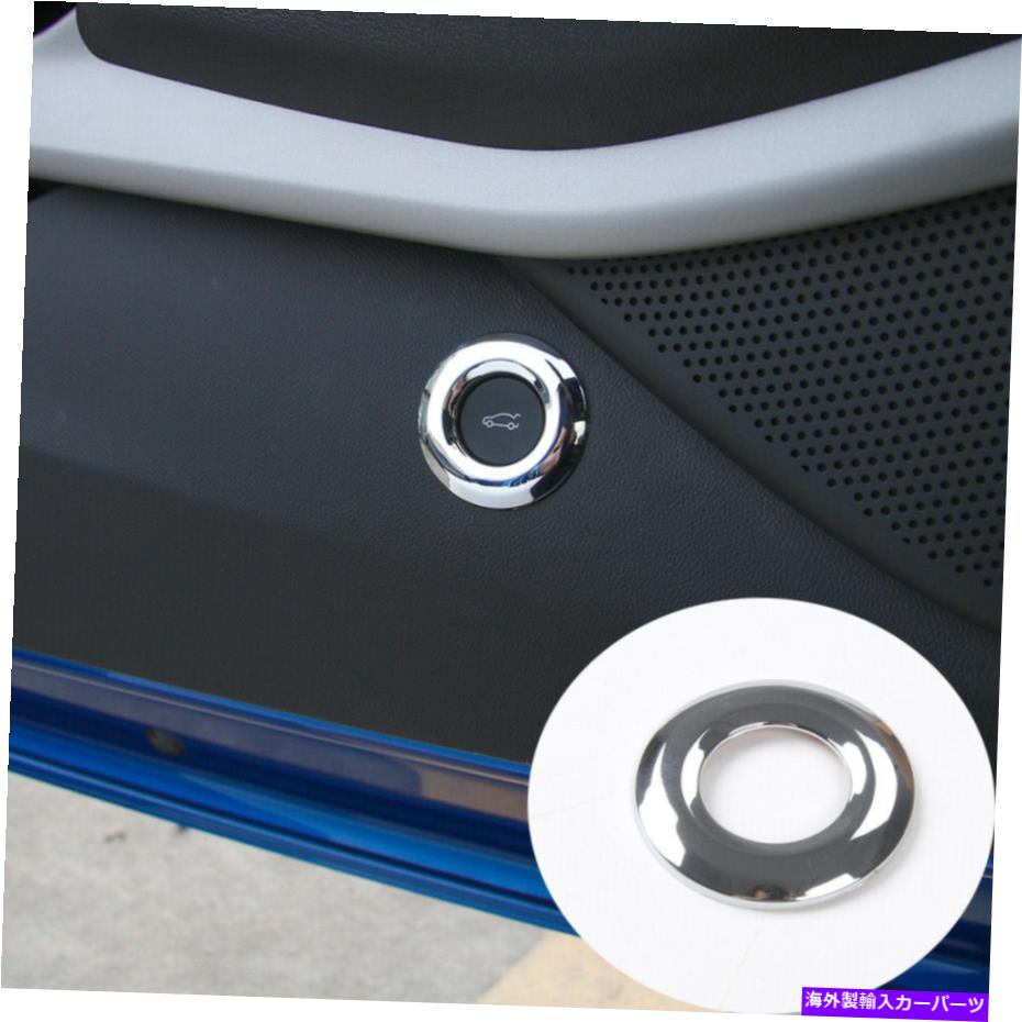 Cover Rear Trunk シボレーカマロのためにクロームリアトランクスイッチボタンリングトリム装飾カバー2017+ Chrome Rear Trunk Switch Button Ring Trim Decor Cover For Chevrolet Camaro 2017+ 【並行輸入品】