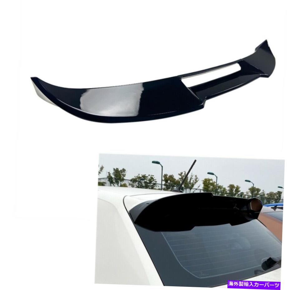 Cover Rear Trunk リアトランクスポイラーウイングカバーにフォルクスワーゲンVW POLO MK6ハッチバック2019から20ブラック Rear Trunk Wing Spoiler Cover For Volkswagen VW POLO MK6 Hatchback 2019-20 Black 【並行輸入品】