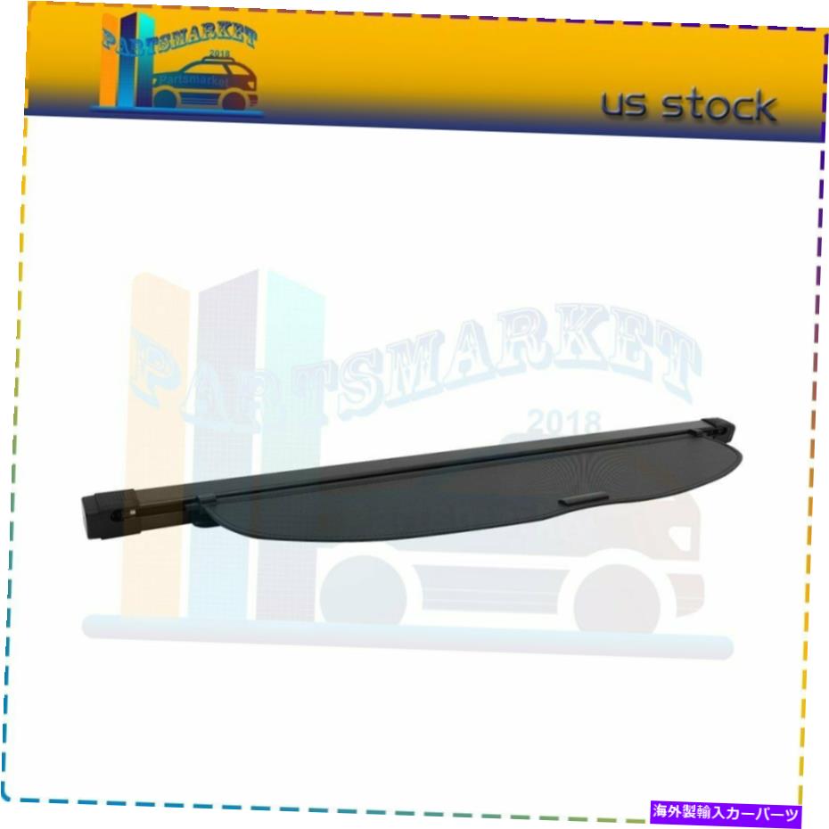 Cover Rear Trunk ブラックリトラクタブルリアトランクカーゴトノカバーは14-18はめあい日産ローグに適合します Black Retractable Rear Trunk Cargo Tonneau Cover Fits 14-18 Fits Nissan Rogue 【並行輸入品】｜カスタムパーツ WORLD倉庫
