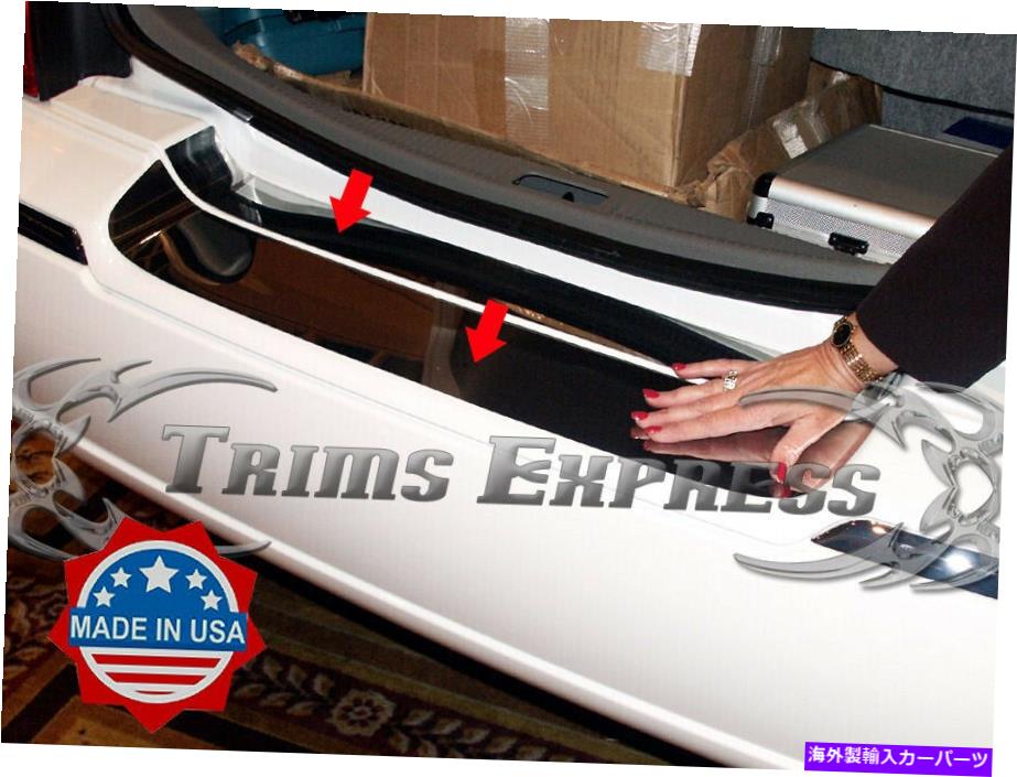 Cover Rear Trunk 2003-2011リンカーン・タウンカーリアトランクプロテクターアクセントトリムカバードア2PC 2003-2011 Lincoln Town Car Rear Trunk Protector Accent Trim Cover Door 2Pc 【並行輸入品】