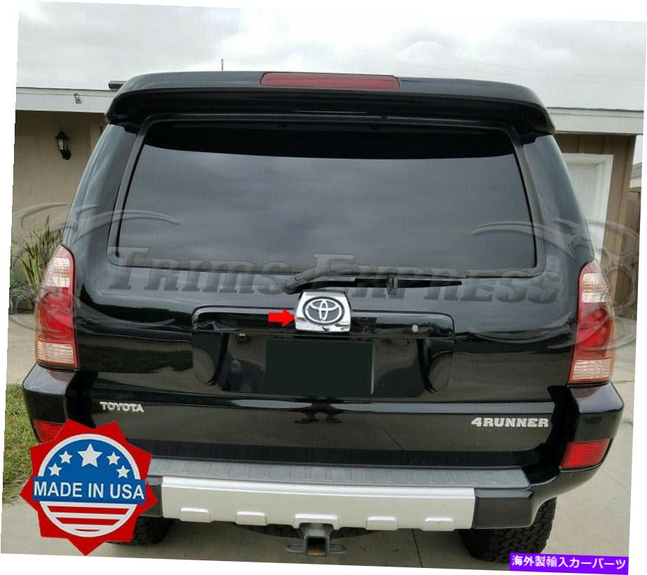 Cover Rear Trunk フィット:2003-2009トヨタ・ハイラックスサーフトランク後部ドアハンドルカバートリムハッチノーリターン fit:2003-2009 Toyota 4Runner Trunk Rear Door Handle Cover Trim Hatch No Return 【並行輸入品】|カスタムパーツ WORLD倉庫