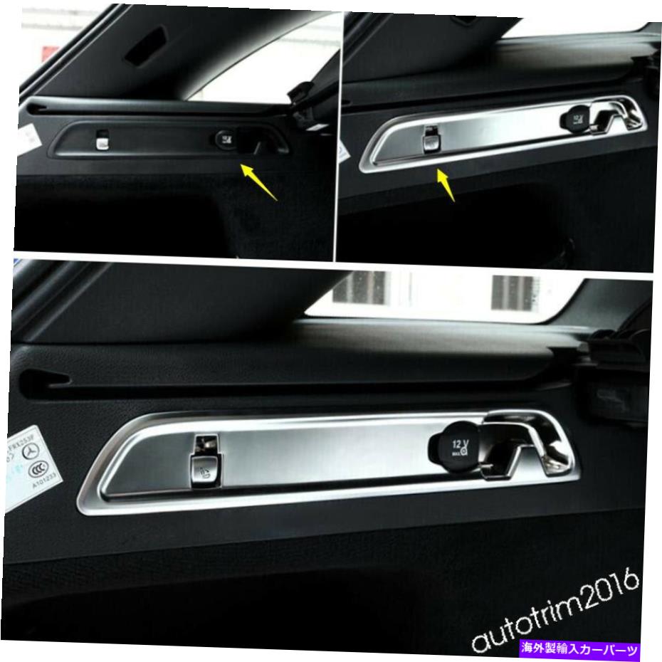 Cover Rear Trunk リアトランク荷物ブートフックカバートリムのためにベンツGLC X253 2015年から2019年インテリアキット Rear Trunk Luggage Boot Hook Cover Trim For Benz GLC X253 2015-2019 Interior Kit 【並行輸入品】