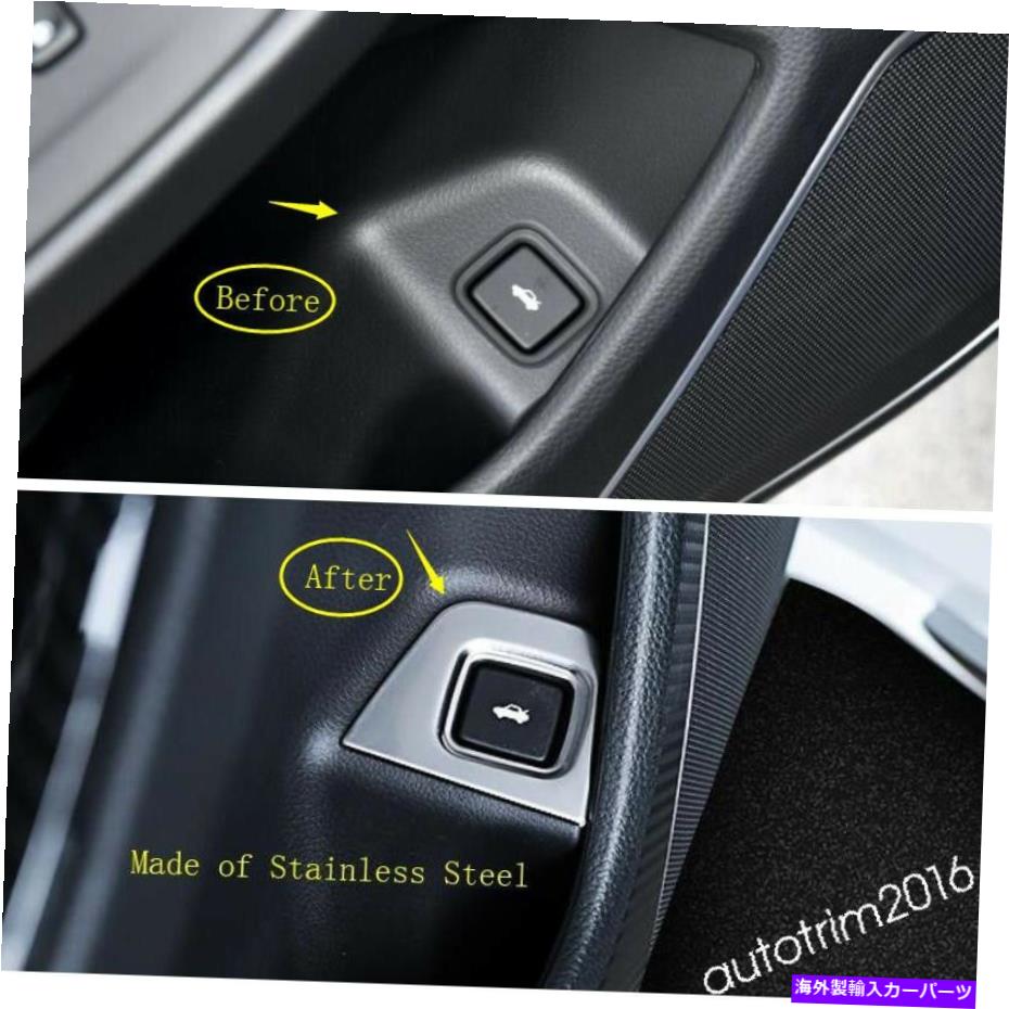 Cover Rear Trunk ホンダアコード2018-2021リアトランクテールゲートドアボタンスイッチカバートリムキット Rear Trunk Tailgate Door Button Switch Cover Trim Kit For Honda Accord 2018-2021 【並行輸入品】