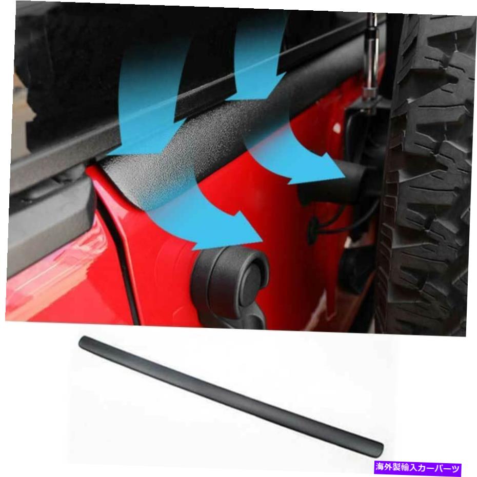 Cover Rear Trunk リアテールゲート、トランクリッドカバートリムABSブラックフィット感のためのジープラングラーJK 2007年から2017年 Rear Tailgate Trunk Lid Cover Trim ABS Black Fit For Jeep Wrangler JK 2007-2017 【並行輸入品】