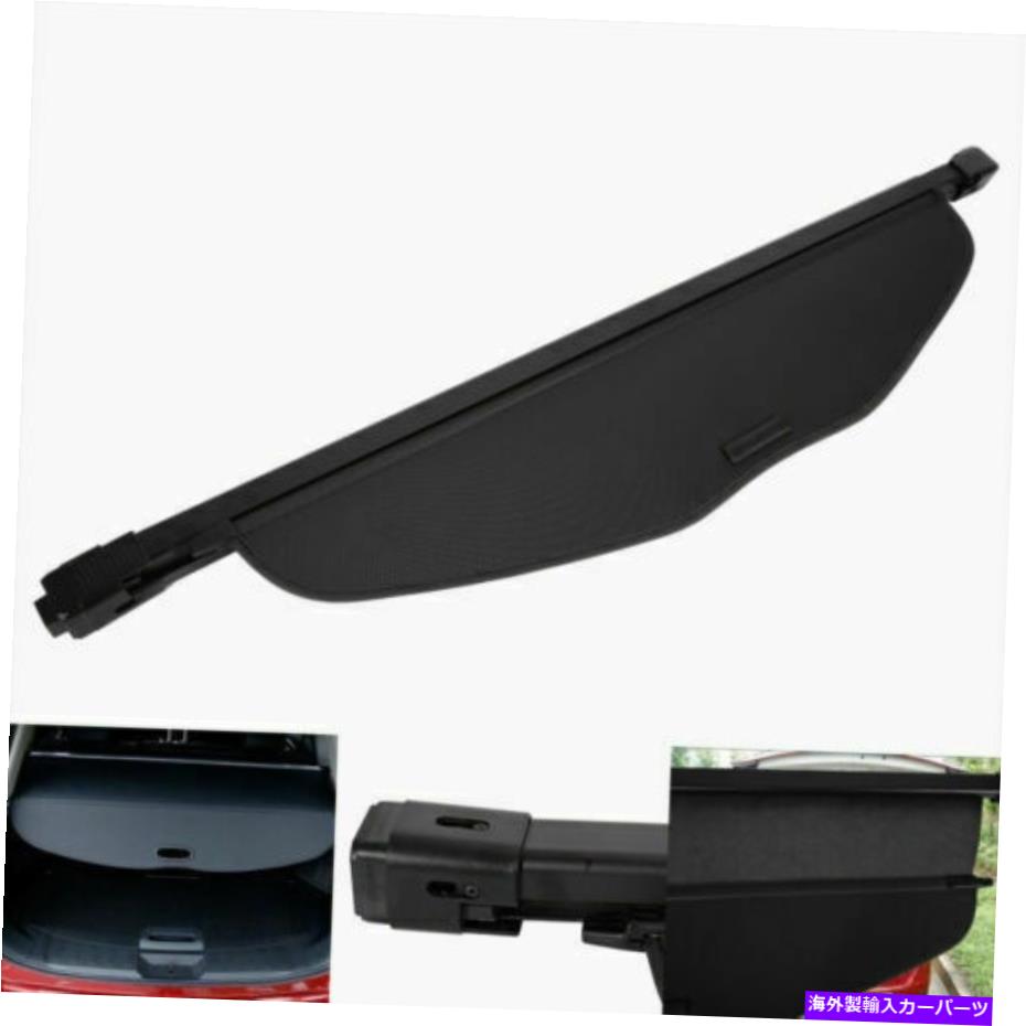 Cover Rear Trunk 日産・エクストレイルローグ用リアトランクセキュリティシールドカーゴカバーブラック2014-2018 Rear Trunk Security Shield Cargo Cover Black for Nissan X-Trail Rogue 2014-2018 【並行輸入品】