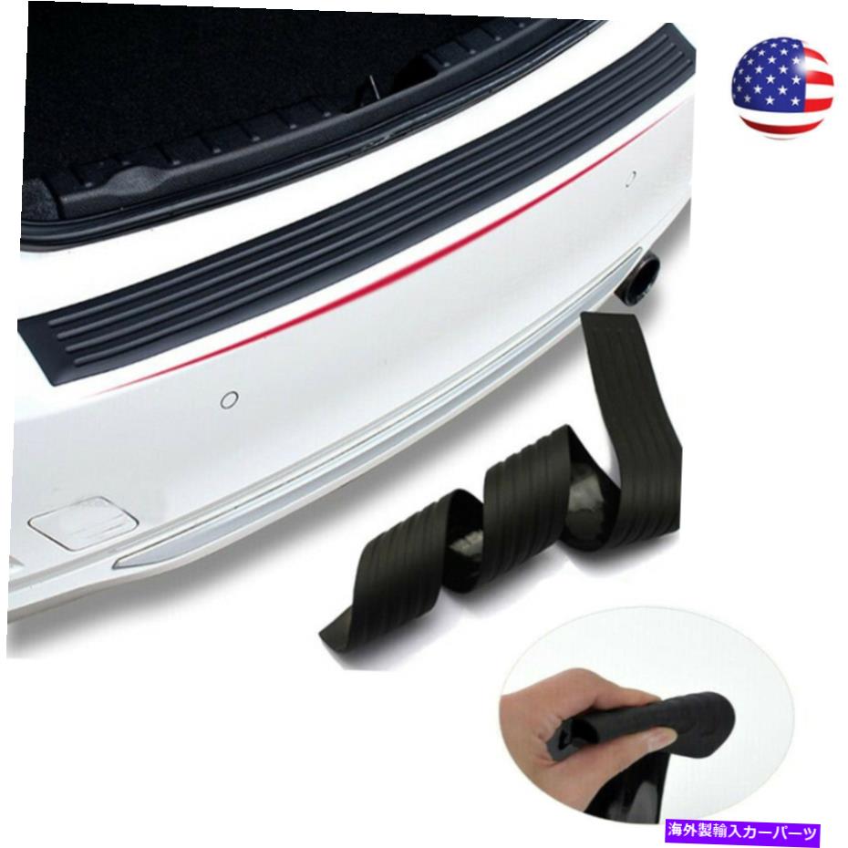 Cover Rear Trunk 車のリアバンパープロテクタートリムストリップトランクシルガードのスクラッチパッドカバーブラック Car Rear Bumper Protector Trim Strip Trunk Sill Guard Scratch Pad Cover Black 【並行輸入品】 21,945円