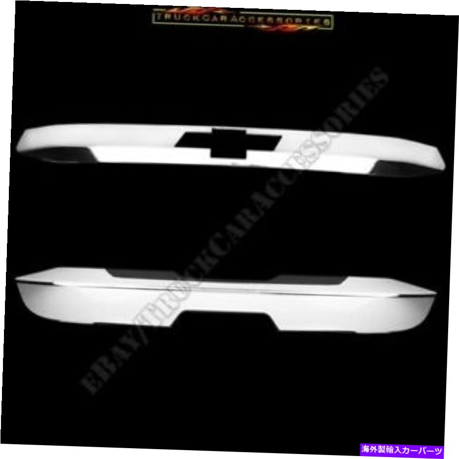 Cover Rear Trunk シボレーTAHOE 18 2019 20クロームカバーリアトランクテールゲートロゴトップ+ボトム2PC用 For Chevy TAHOE 18 2019 20 Chrome Cover Rear Trunk Tailgate Logo Top+Bottom 2pc 【並行輸入品】|カスタムパーツ WORLD倉庫