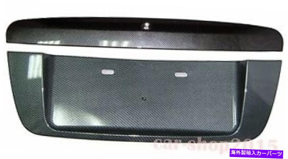 Cover Rear Trunk リアトランクリッド+ブラケットライセンスカバーSUZUKI SX4 06-11ハッチバックカーボンルック Rear Trunk Lid + Bracket License Cover SUZUKI SX4 06-11 Hatchback Carbon Look 【並行輸入品】