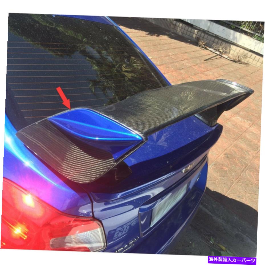 Cover Rear Trunk SUBARU WRX STI 4TH型SEDAN TRUNK SPOILER SIDE FIN FINSカバーにペイント PAINTED FOR SUBARU WRX 4TH STI -Type SEDAN TRUNK SPOILER SIDE FIN FINS COVER 【並行輸入品】｜カスタムパーツ WORLD倉庫