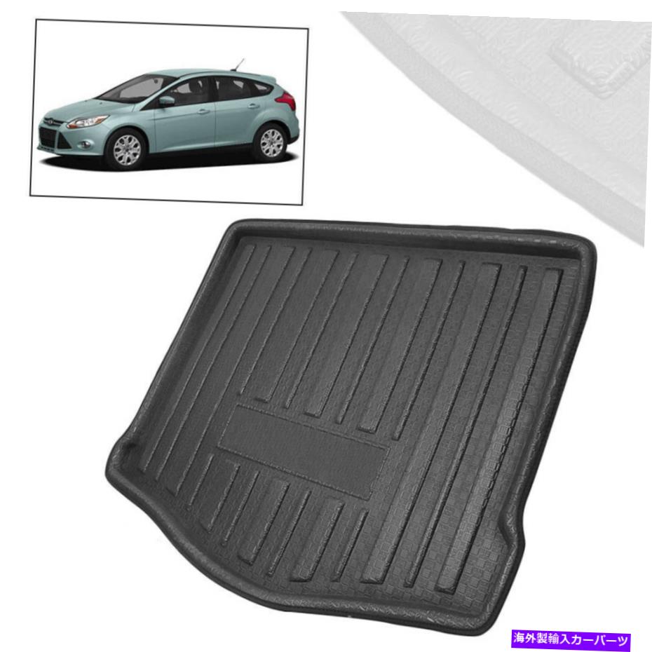 Cover Rear Trunk 2012-2015 2016 2017トランクカーゴカバーマットブーツライナートレイカーペットフォードフォーカス Trunk Cargo Cover Mat Boot Liner Tray Carpet For Ford Focus 2012-2015 2016 2017 【並行輸入品】