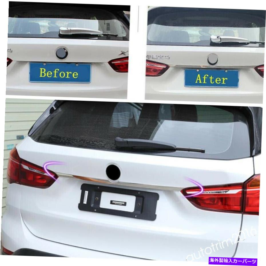 Cover Rear Trunk BMW X1 2016- 2020リアトランクアッパーテールゲートドアの装飾ストリップカバートリムのために For BMW X1 2016- 2020 Rear Trunk Upper Tailgate Door Decoration Strip Cover Trim 【並行輸入品】
