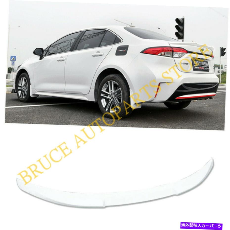 Cover Rear Trunk トヨタカローラ20から2021のためにパールホワイトリアトランクスポイラーウイングリップ時間カバートリム Pearl White Rear Trunk Spoiler Wing Lip h Cover Trim For Toyota Corolla 20-2021 【並行輸入品】｜カスタムパーツ WORLD倉庫