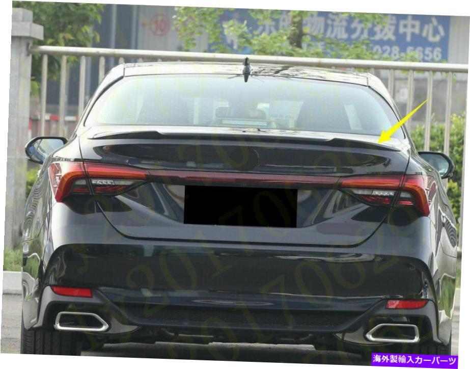 Cover Rear Trunk トヨタアバロン2019のために光沢のある黒リアトランク圧力テールウイングスポイラーカバー Glossy Black Rear Trunk Pressure Tail Wing Spoiler cover For Toyota Avalon 2019 【並行輸入品】