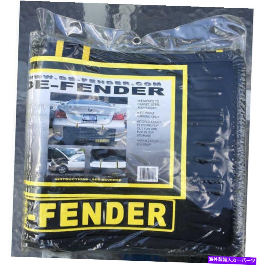Cover Rear Trunk リアトランクラバーパッドカバーブラックのためのデフェンダー車のバンパーガードプロテクター De-Fender Car Bumper Guard Protector for Rear Trunk Rubber Pad Cover Black 【並行輸入品】