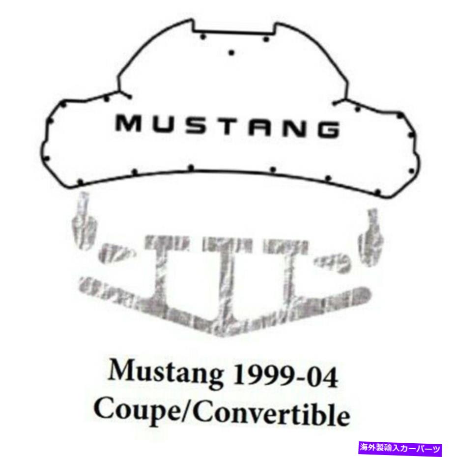Cover Rear Trunk 1999-2004フォードマスタングクーペAcoustiHoodキット用トランクリッド絶縁パッドカバー Trunk Lid Insulation Pad Cover for 1999-2004 Ford Mustang Coupe AcoustiHood Kit 【並行輸入品】 52,140円